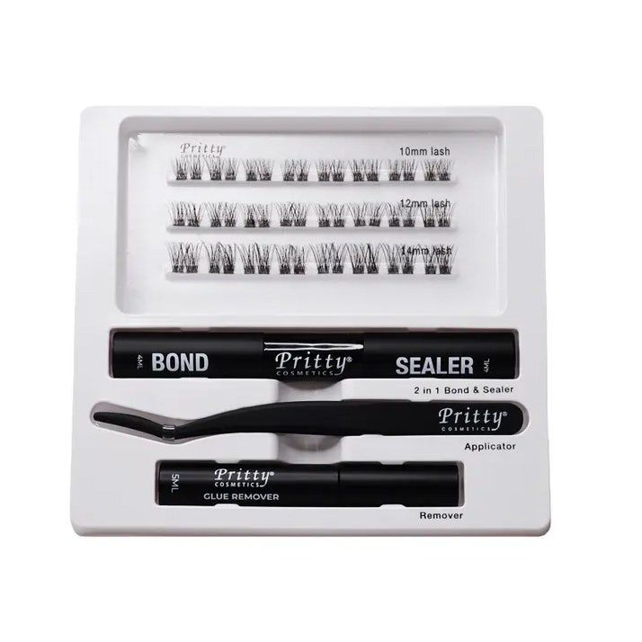 Pritty Lashes Kit DIY All Week, 24 Lash Clusters