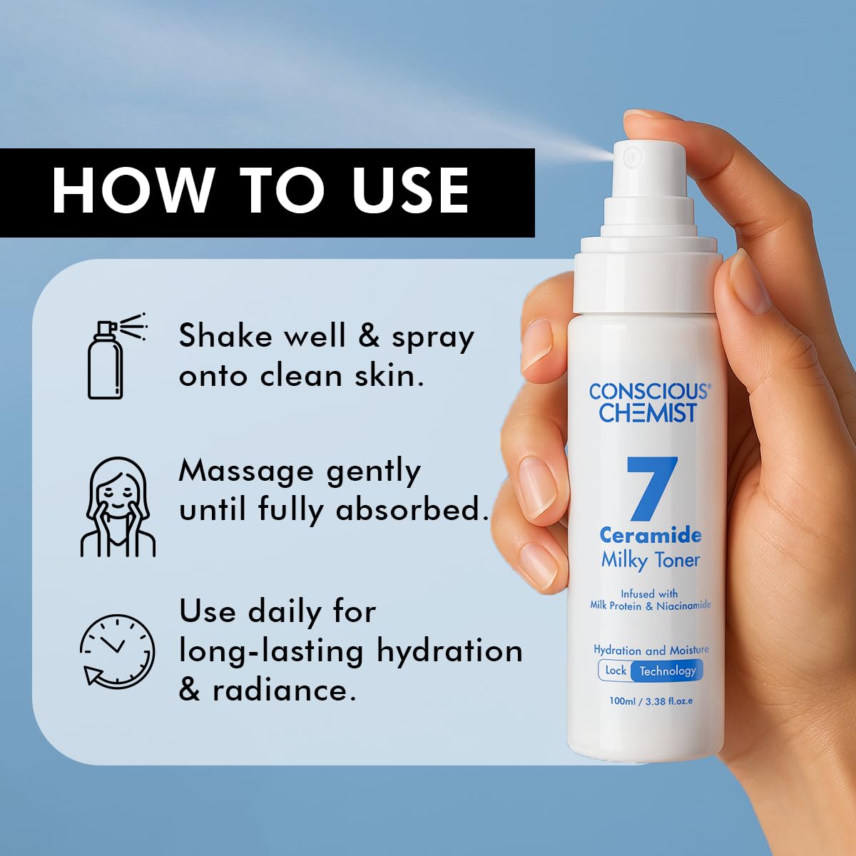 Conscious Chemist Hydrating Milky Face Toner | 100ml