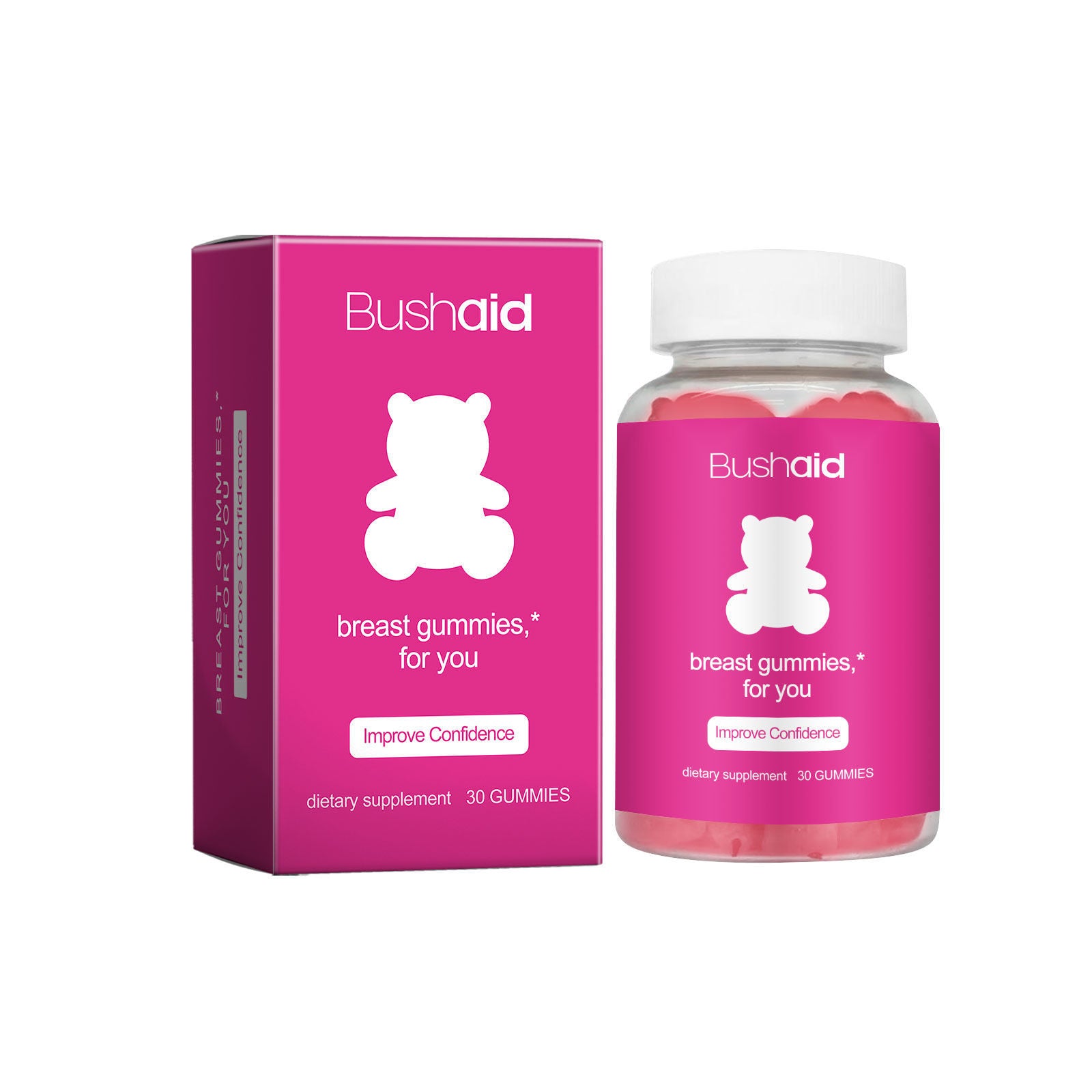 Boost Your Body Care with Delicious Breast Enhancement Gummies, Energy & Confidence ,30pcs