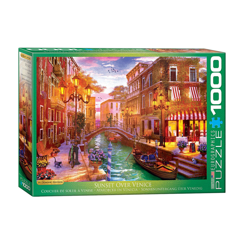 Sunset Over Venice 1000 Pieces Puzzle