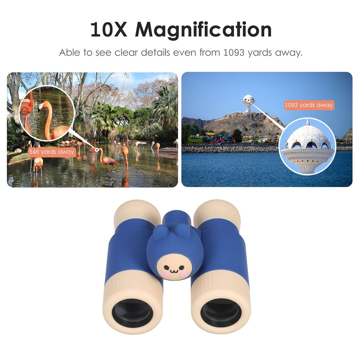 Kids Telescope Mini Detachable Binoculars Science Educational Toy Gifts For Camping
