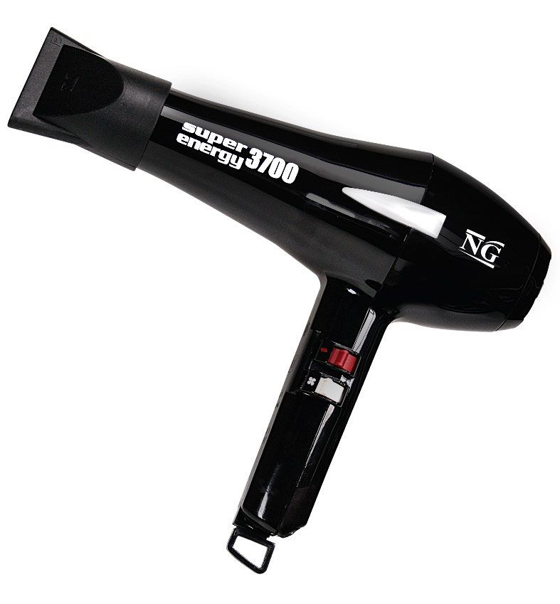 NG Hair Dryer Super Energy 3700, Black, 2100 Watts