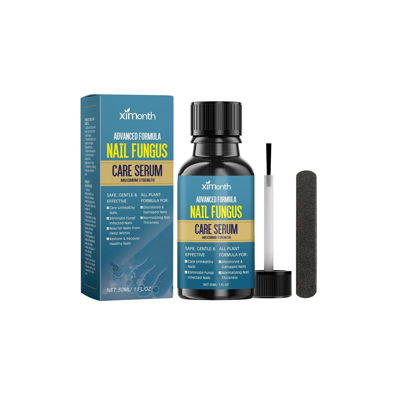 Bright Armor Nail Repair Solution, Fungal & Bacterial Treatment, Healthy Nails ,1set