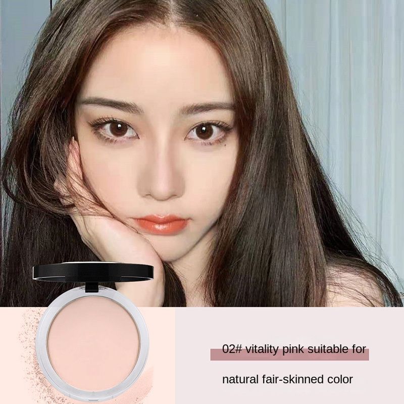 Matte Setting Powder Oil Control Pressed Powder Face Highlighter Compact Powder