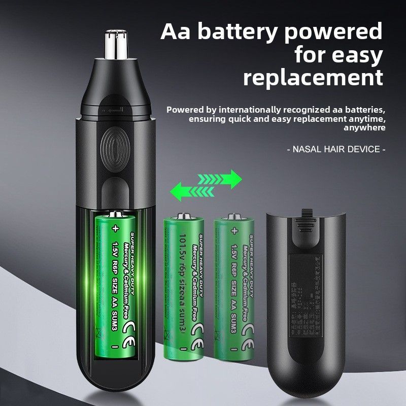 Battery Powered Nose Hair Trimmer Kit