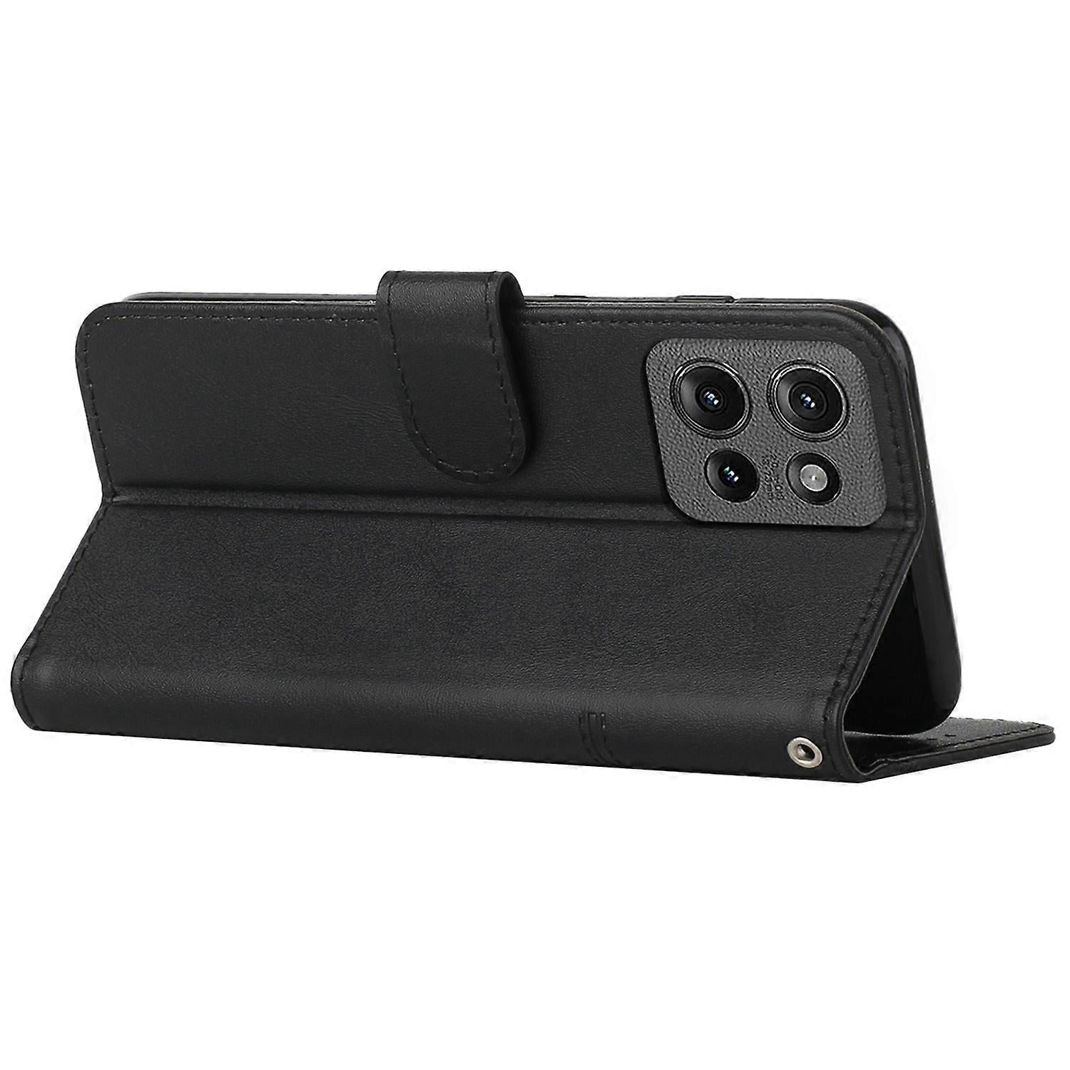 Protective Leather Phone Flip Cover For Motorola Edge 50 5G