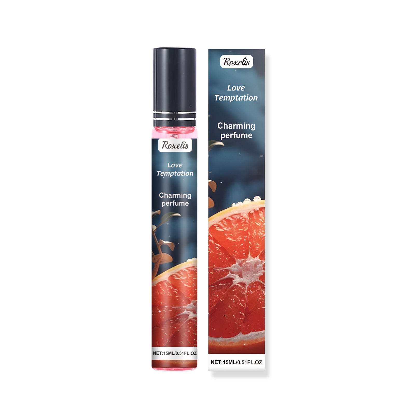 Charm Citrus Perfume, Retain Fragrance, Long-lasting, Elegant, Fresh, Portable ,15ml