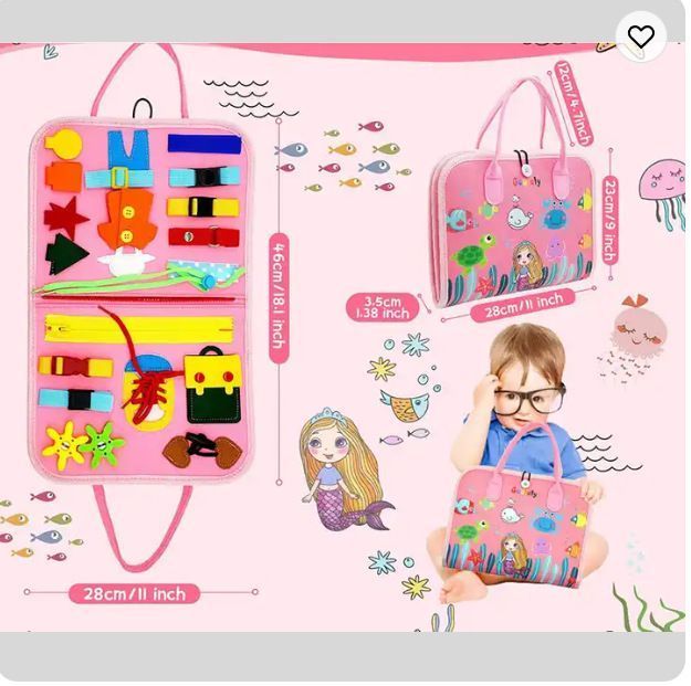 Montessori Busy Board Toddler Montessori Play Board for Boys Girls