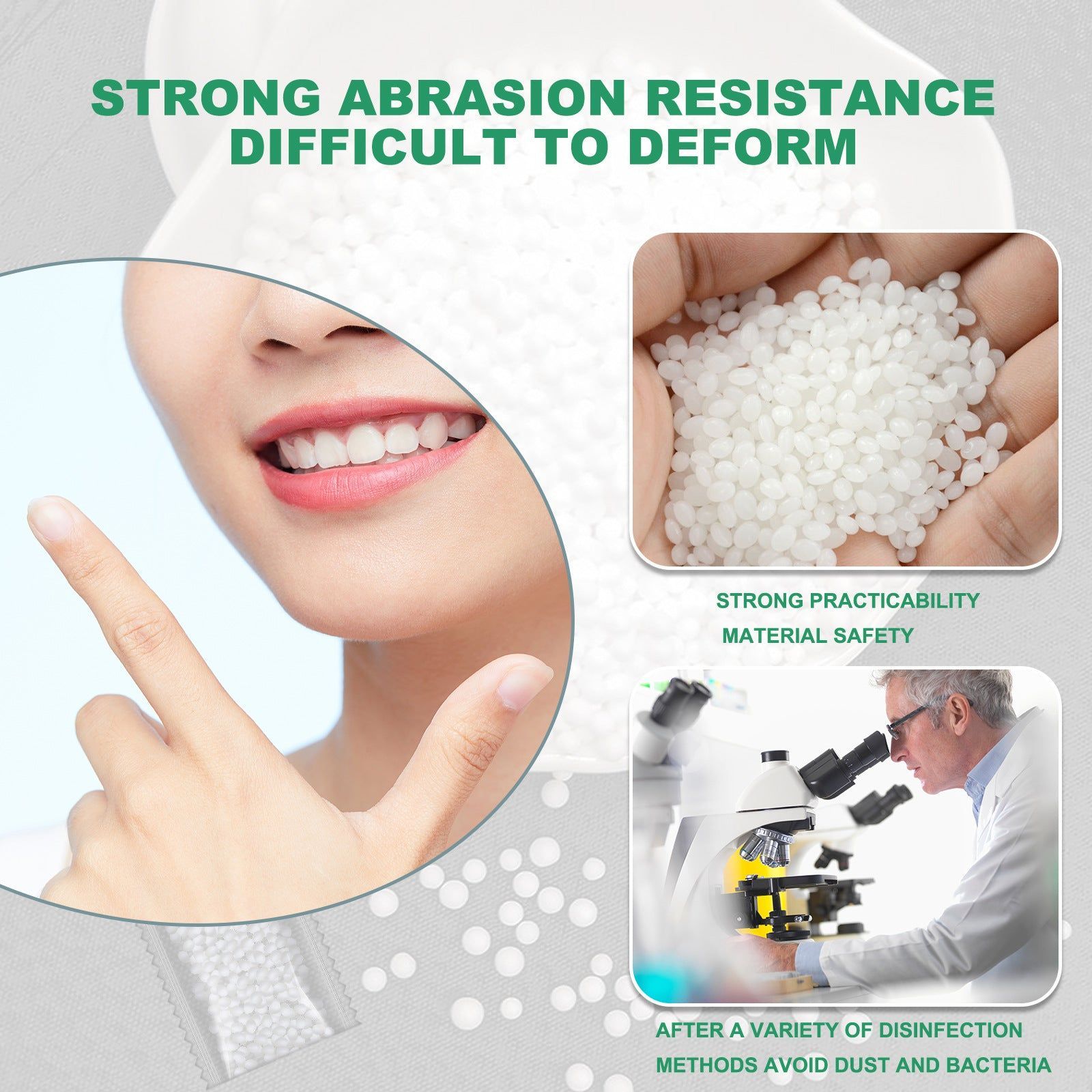 Transform Your Smile with Solid Dental Gel, Denture Modification, Whiter Teeth ,10g