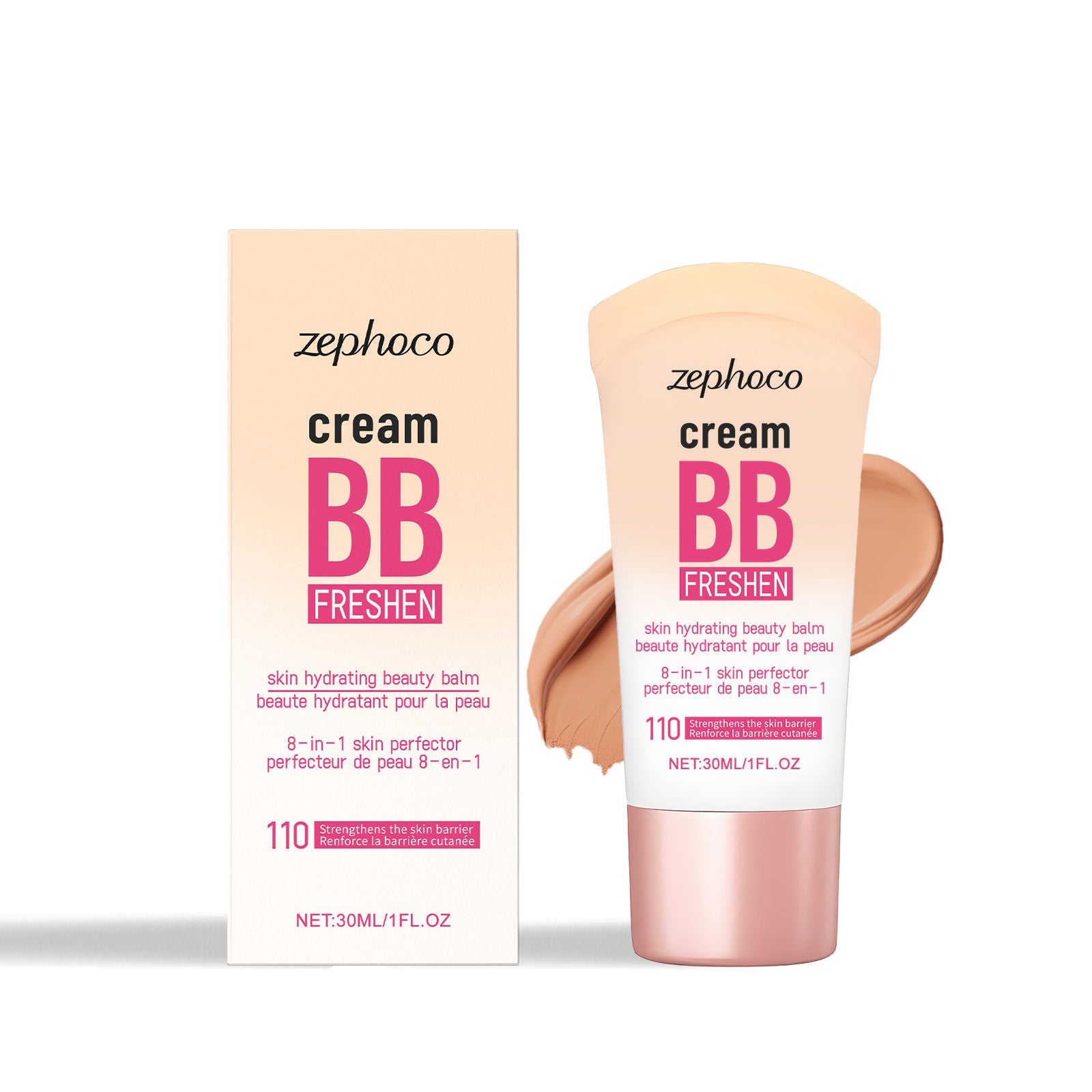 Brightening Concealer BB Cream for Dark Skin, Matte, Moisturizing, Oily & Dry Skin ,30ml