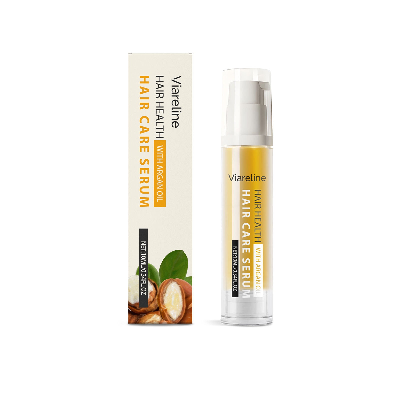 Argan Oil Hair Care Serum, Nourishing, Shine, Frizz Control, Smooth, Moisturizing ,10ml/box