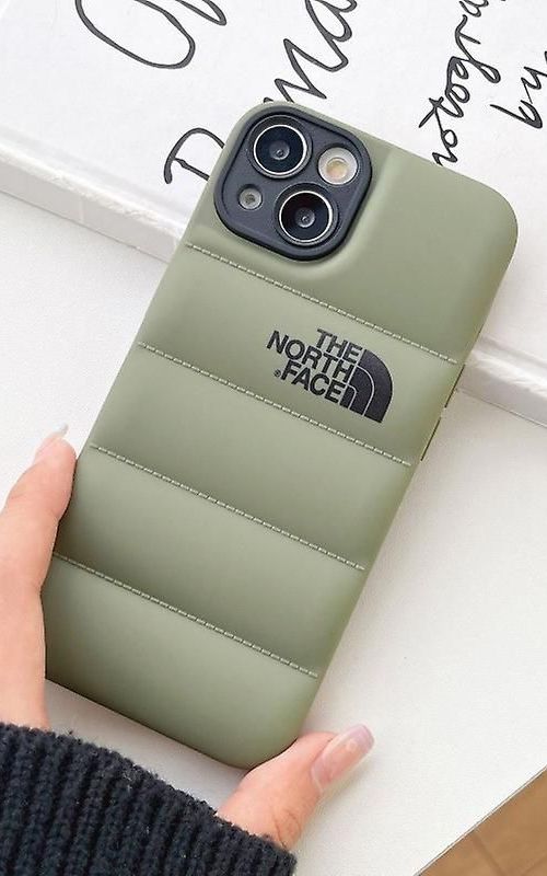 For iPhone 14 Series - 3D Cute Shockproof Cover, Winter Down Jacket Puffer Soft Cloth CaseFor iPhone 14/14 Pro/14 Plus/14 Pro Max
