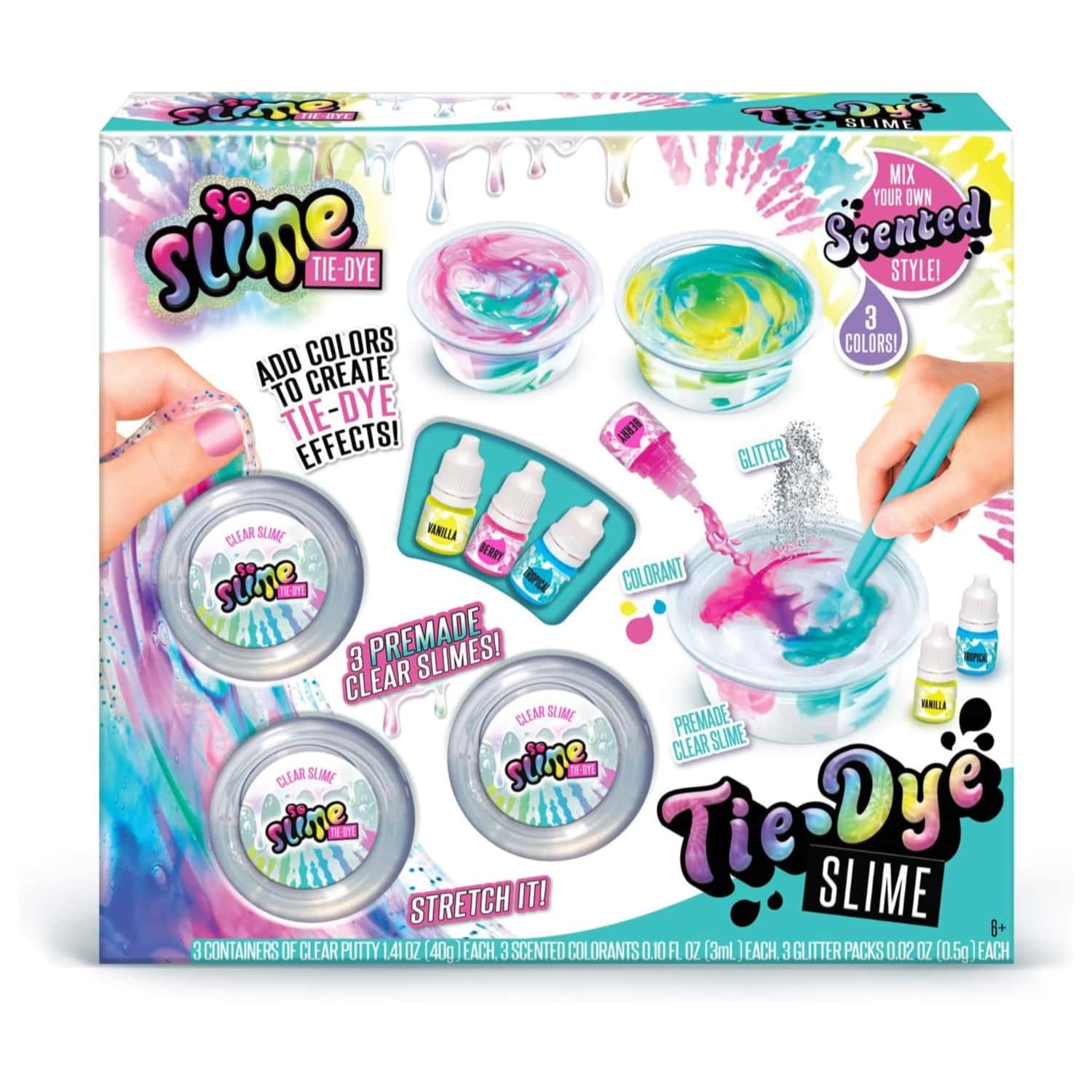 Canal Toys So Slime Premade Tie and Dye Kit, 6+ Years