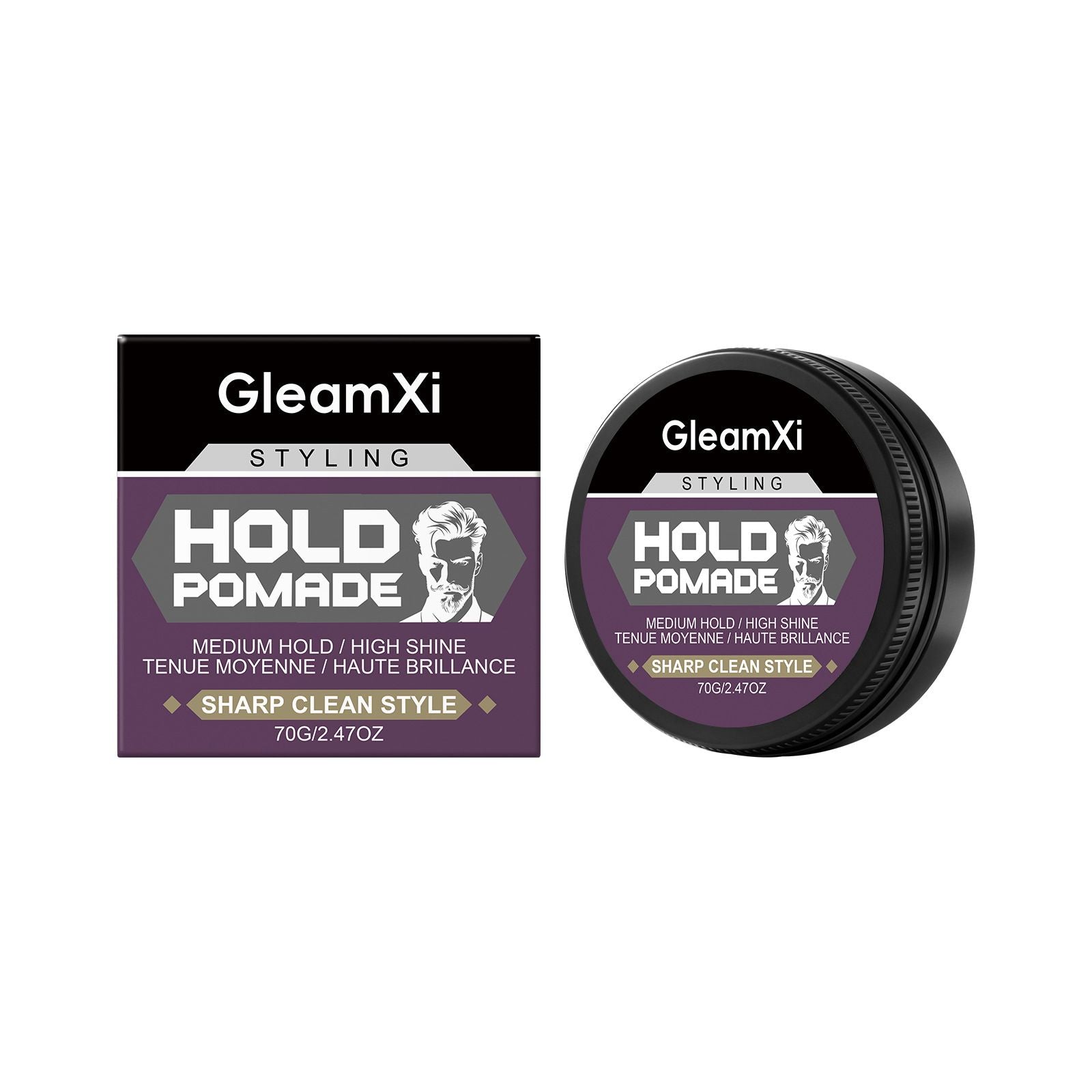 Hair Styling Wax Lightweight Flexible Hold 70g