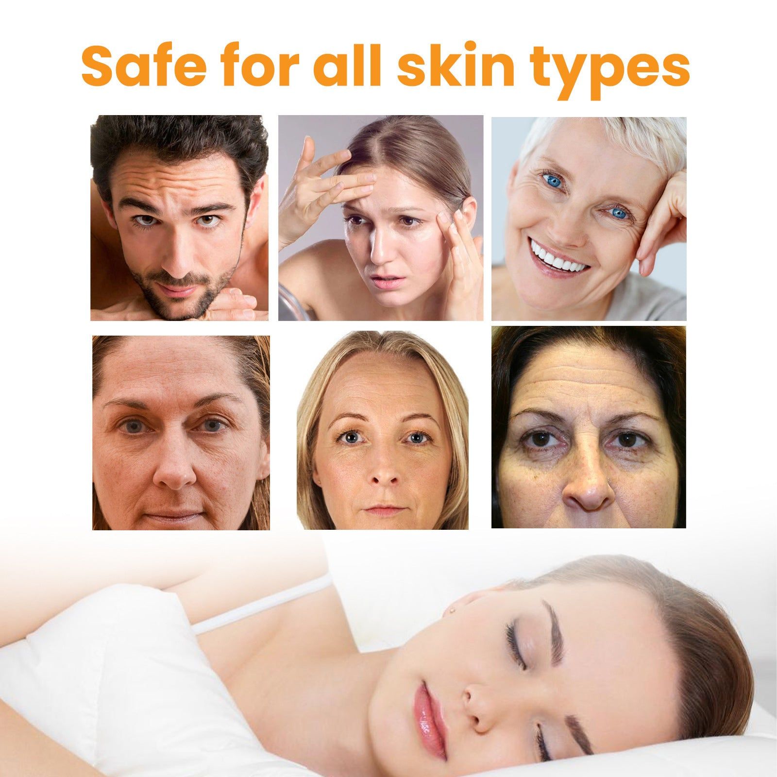 Collagen Film for Firming Skin, Wrinkle & Nasolabial Fold Lift, Anti-Aging ,10pieces