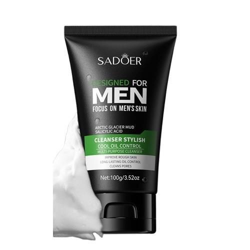 Men’s Oil Control Facial Cleanser 100g Refreshing Face Wash - SD96253