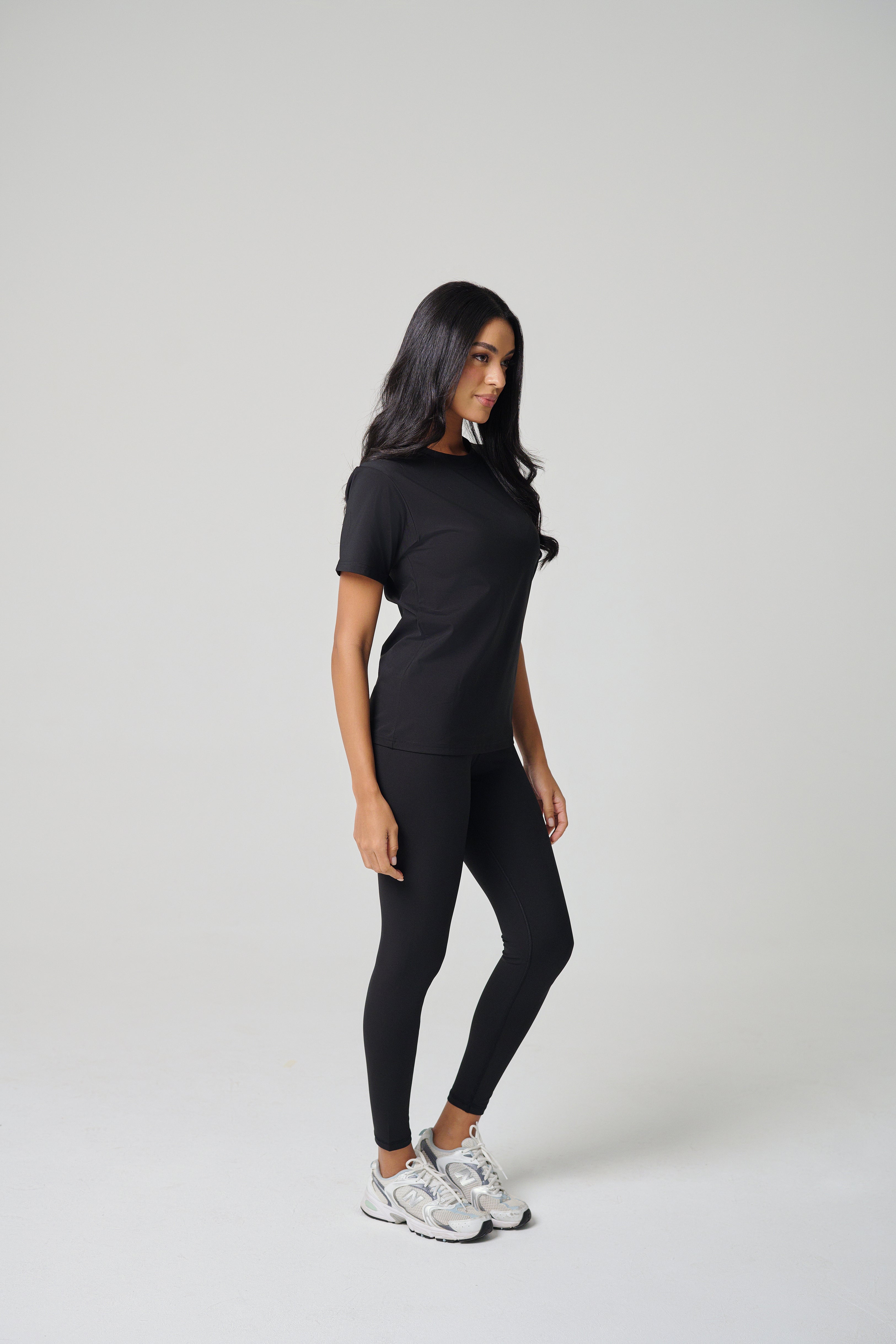 Women High Rise Legging - Black