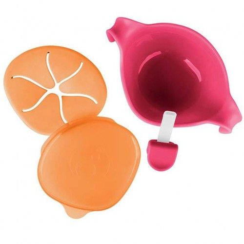 Strawberry Shake Bowl and Straw