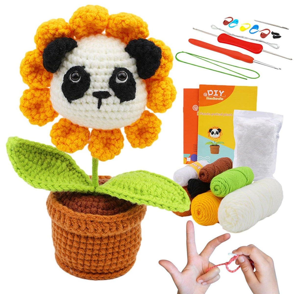 Crochetta Crochet Kit Diy Animal Crochet Kit Crochet Starter Kit For Beginners
