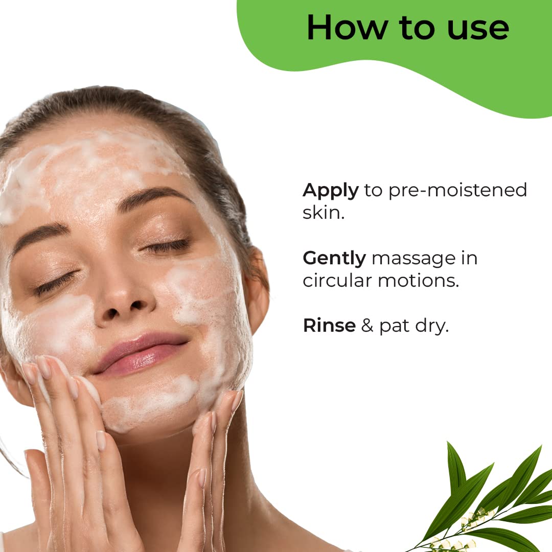 Pilgrim Australian Gel Face wash For Men-Women-purifying with Tea Tree-Salicylic acid-CICA for oily skin-acne and pimples-cleanser for face-100ml