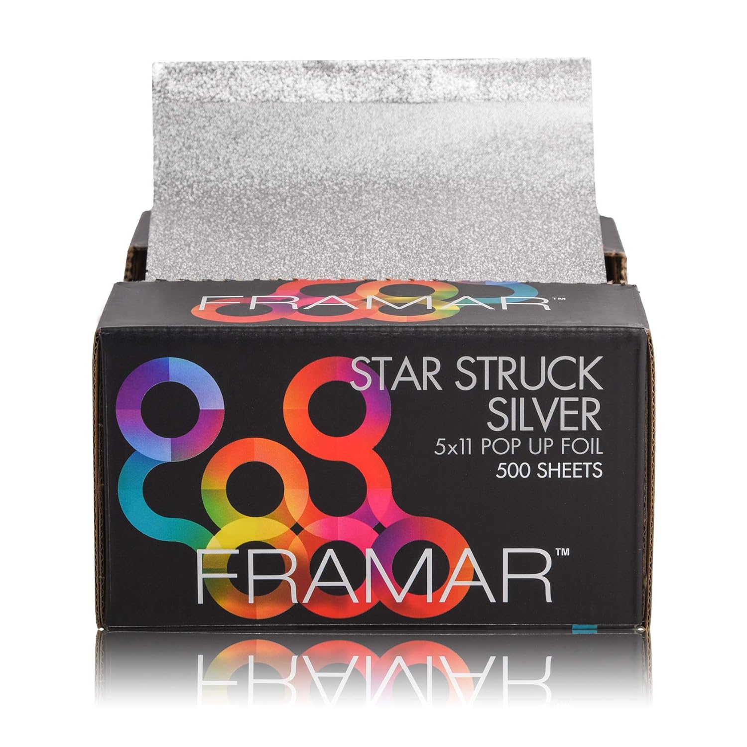 Framar 5"x11" Pop-Up Foil Sheets, Star Struck Silver, 500 Count