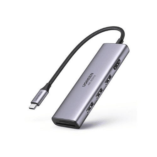 محول UGREEN USB-C 5 في 1 متعدد الوظائف