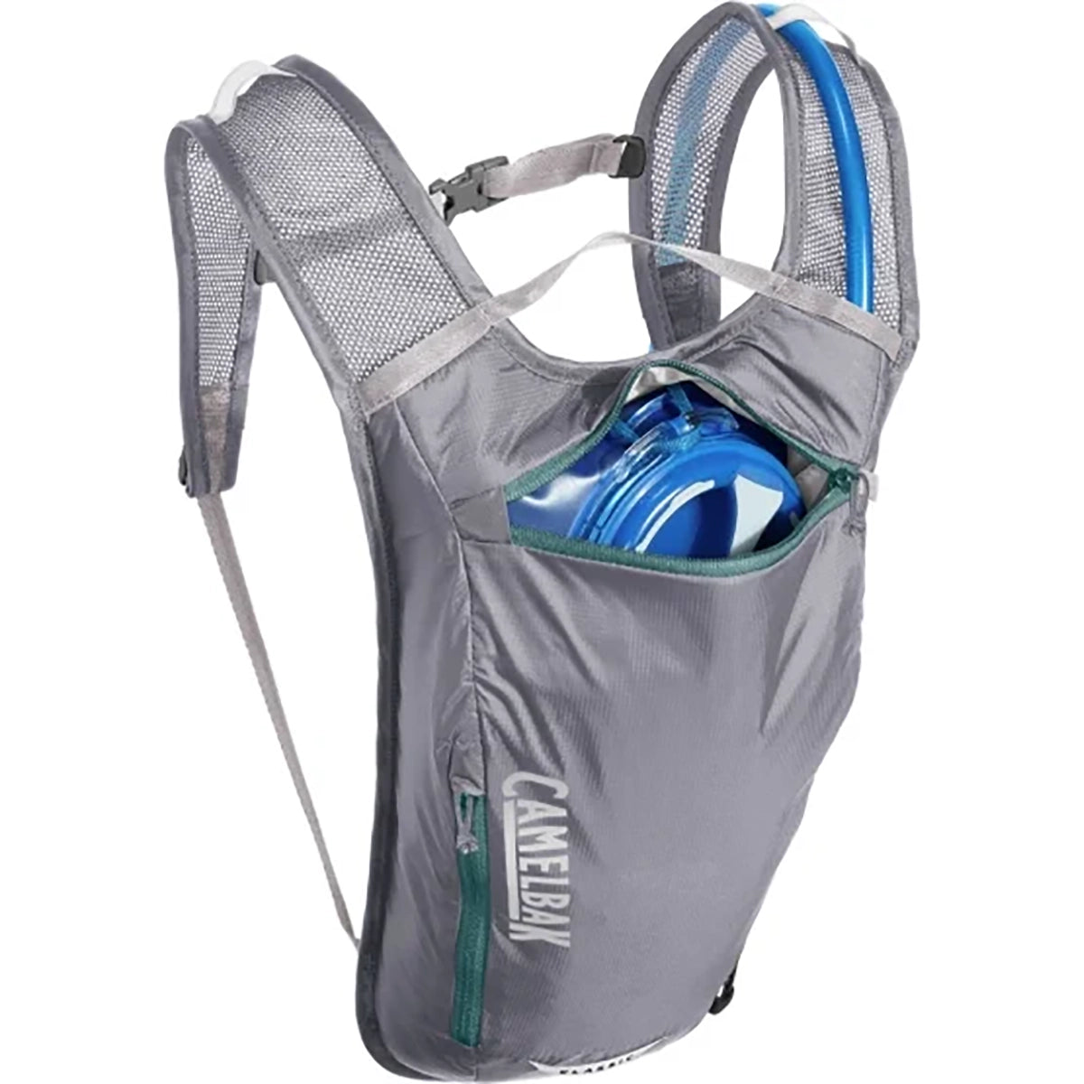 Camelbak Classic Light 70oz Hydration Pack – Gunmetal/Hydro Lightweight Water Backpack