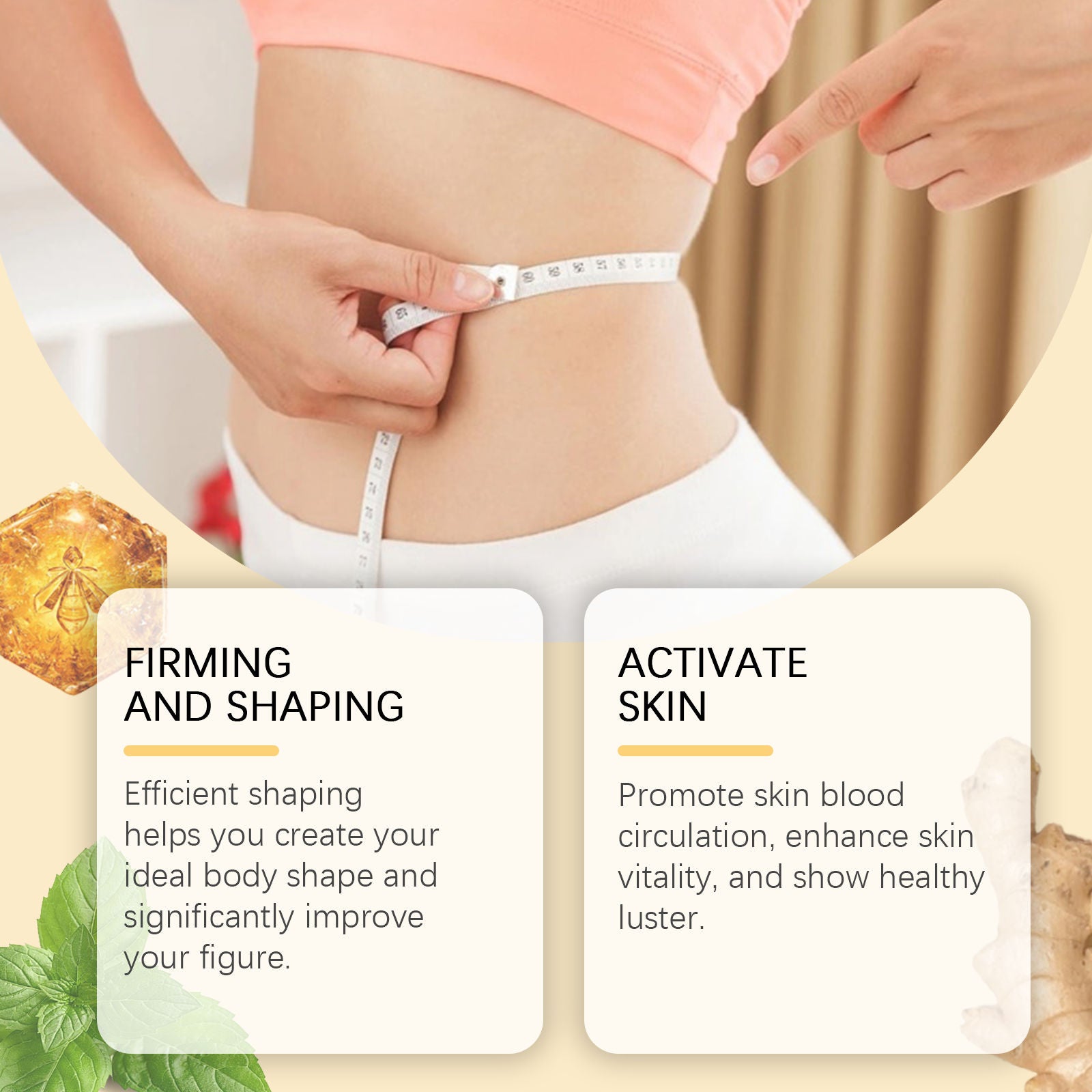 Body Care Patch, Nourish Skin, Slimming, All Over Body, Natural Ingredients ,30pieces