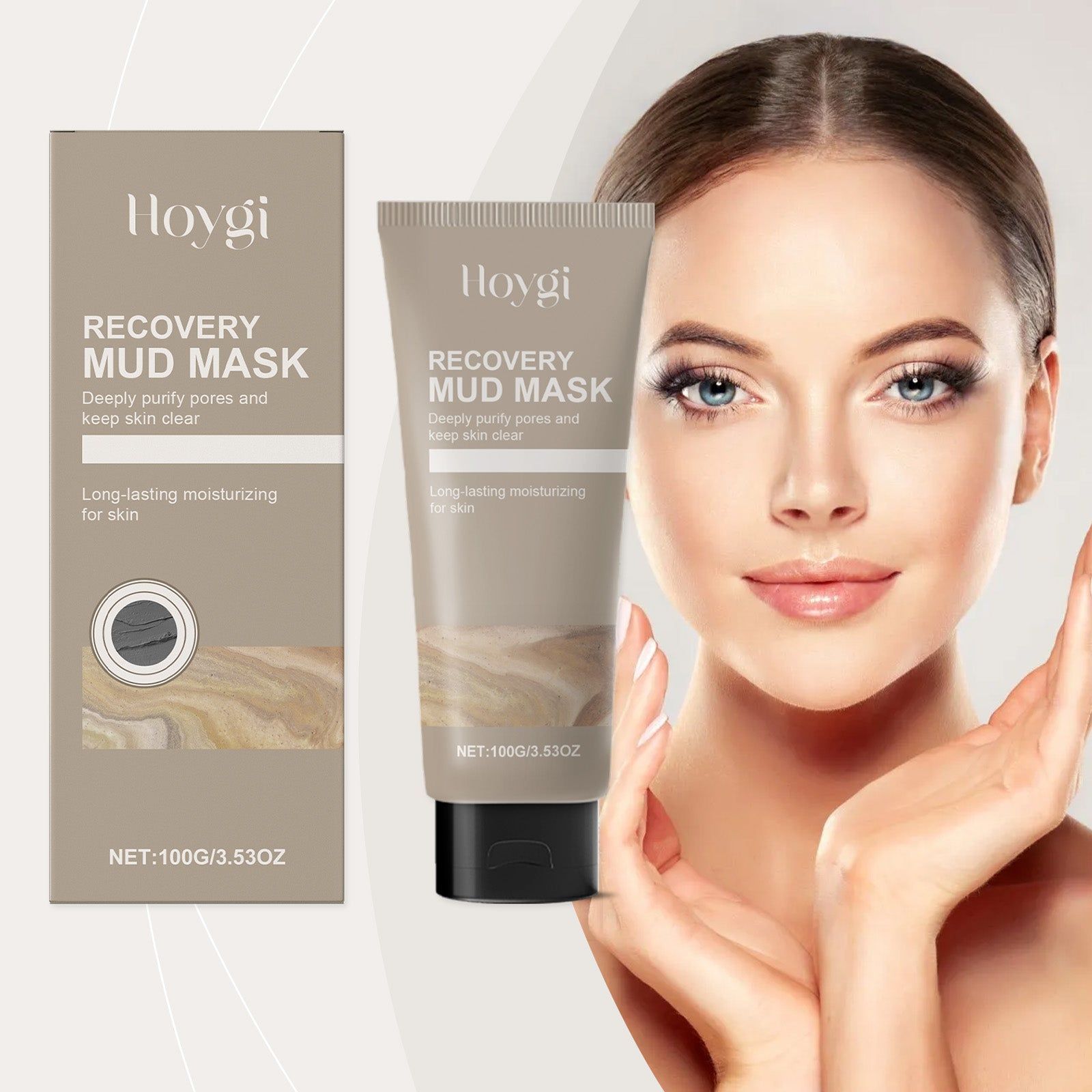 Clear Blackhead Removal Mask, Deep Pore Cleansing, Hydrating, Gentle, Acne Treatment ,100g