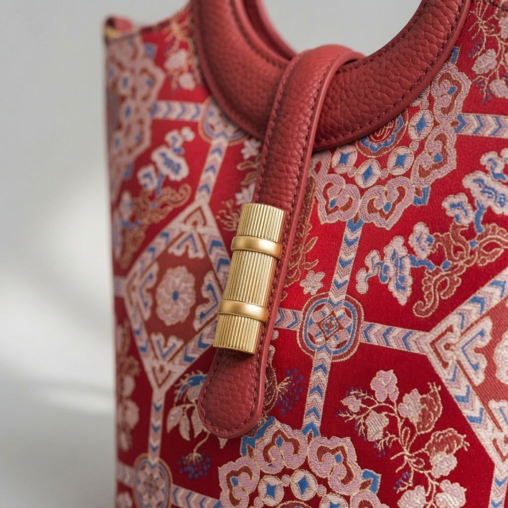 Jamila Designer Heritage Nomad Red Bucket Bag 2026 Ramadan Limited Edition