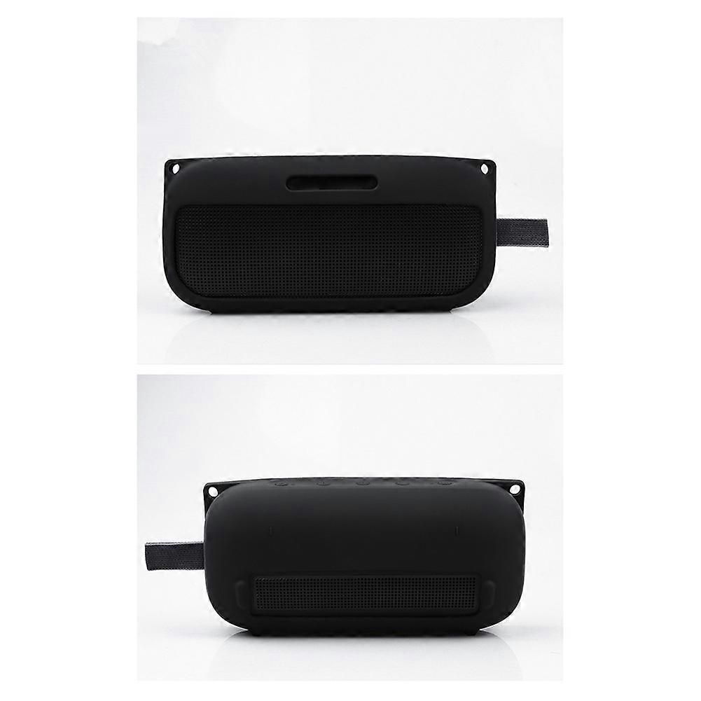 Black Silicone Case Bluetooth Speaker Shockproof and Drop Protection Package for Bose Soundlink Flex Speakers
