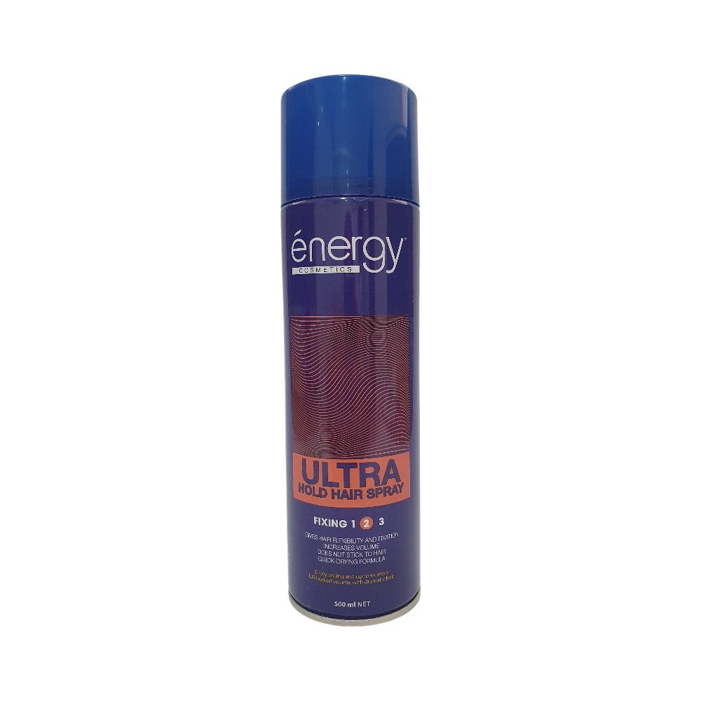 Energy Ultra Hold Hair Spray, 500ml