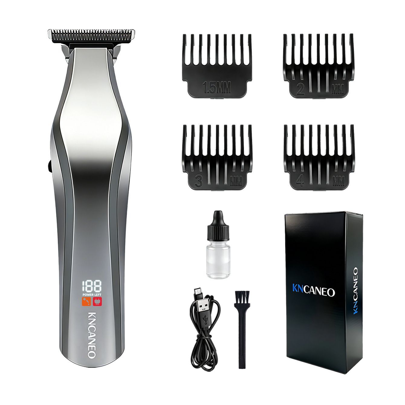 KN-710 Hair Clipper Trimmer, USB Rechargeable