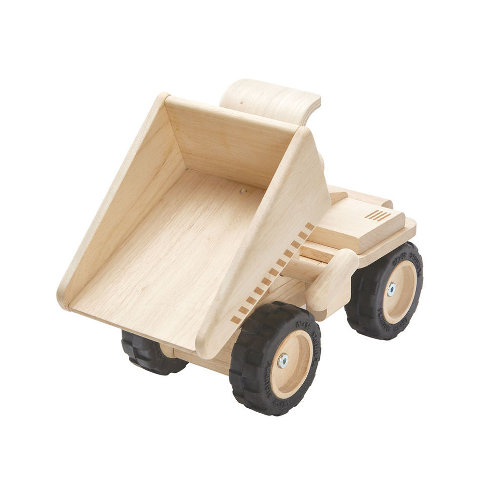 شاحنة قلابة من PlanToys — لعبة مركبة خشبية