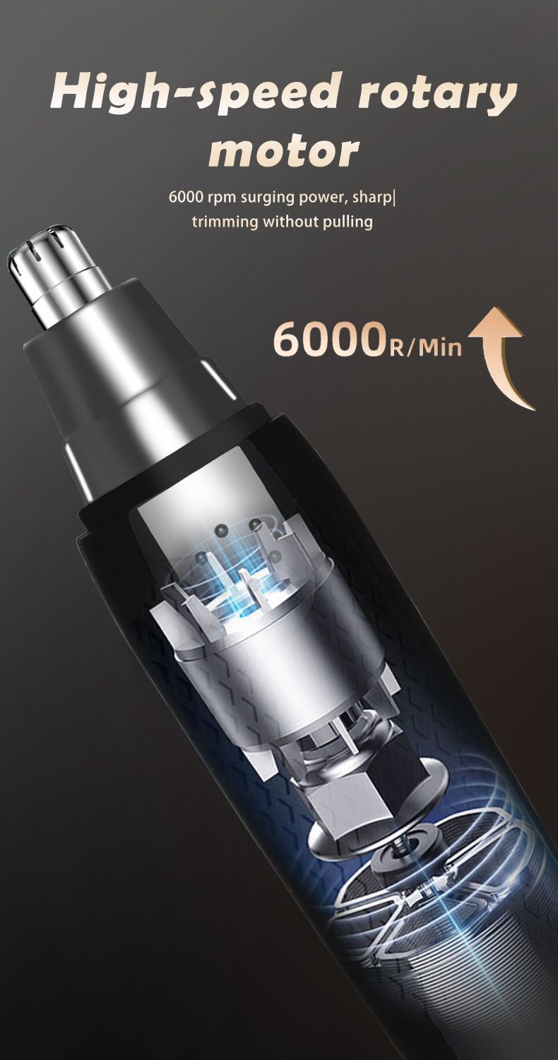 USB Rechargeable Nose Hair Trimmer Kit