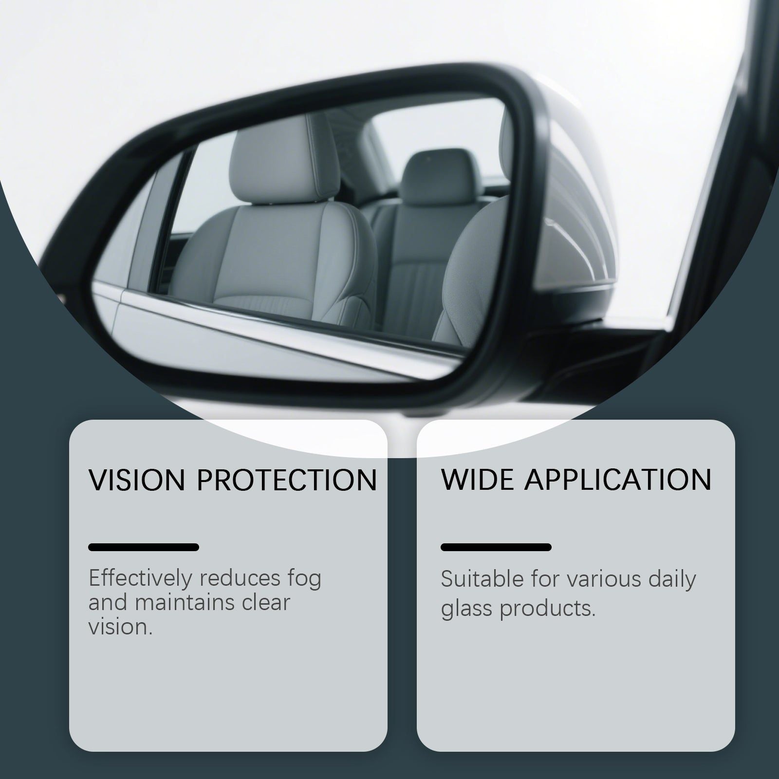 Car Glass Anti-Fog Agent, Water Repellent, Clear Vision, Car Cleaning ,100ml