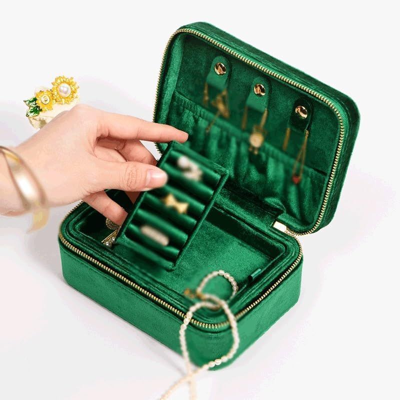 Jewelry Storage Box Elegant Portable Jewelry Box Suitable for Necklaces Earring