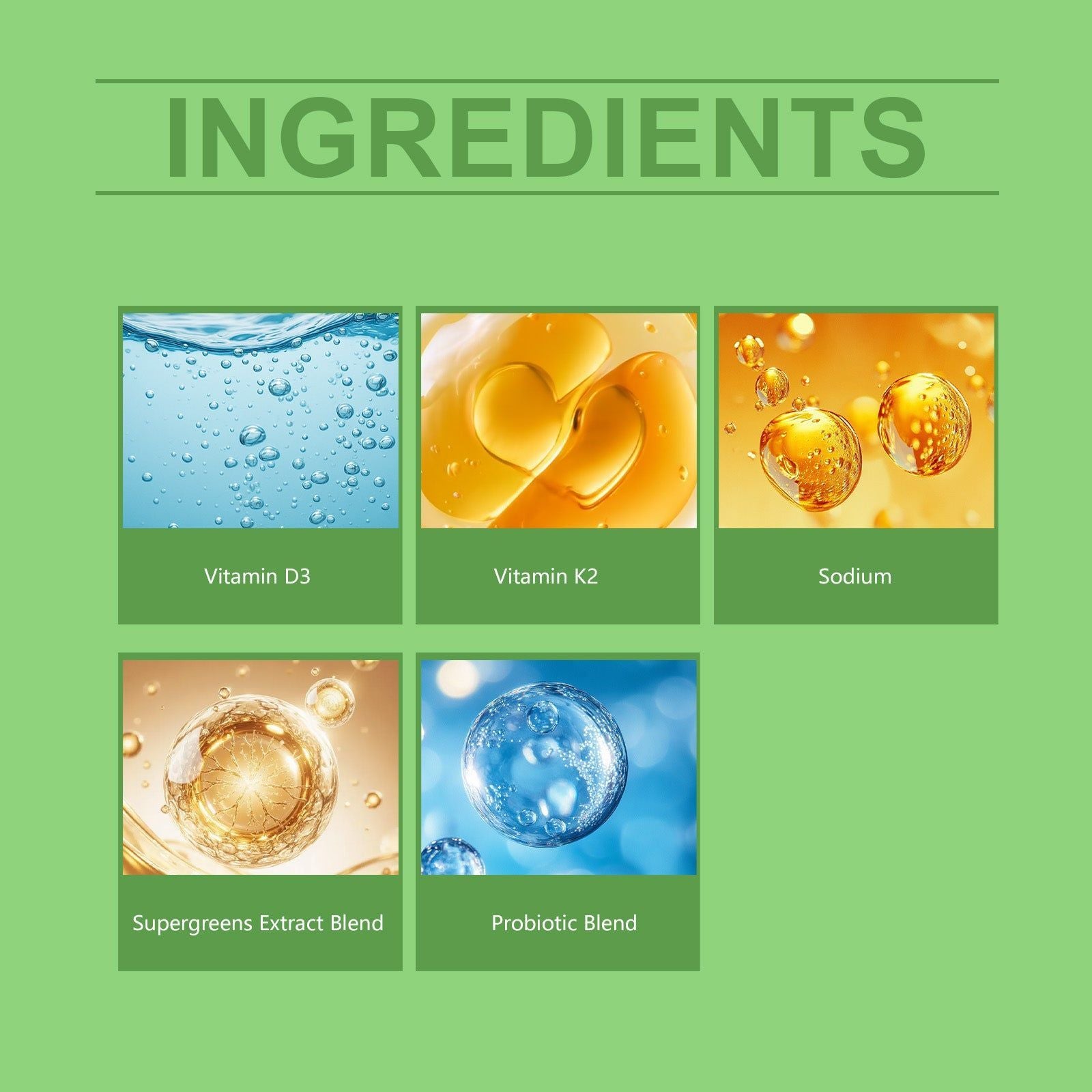 Boost Bone & Immune Health with BushAid Wonder Greens Super Veggie Gummies, Body Care ,60 gummies