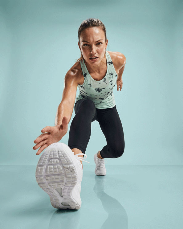 Under Armour Light Blue Wash Training Tank