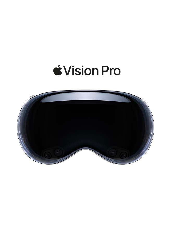 Apple Vision Pro 512 جيجابايت صوت مكاني، 23 مليون بكسل مع شاشة Micro OLED ثلاثية الأبعاد، كاميرا رئيسية ثلاثية الأبعاد مجسمة، VisionOS، Light Seal