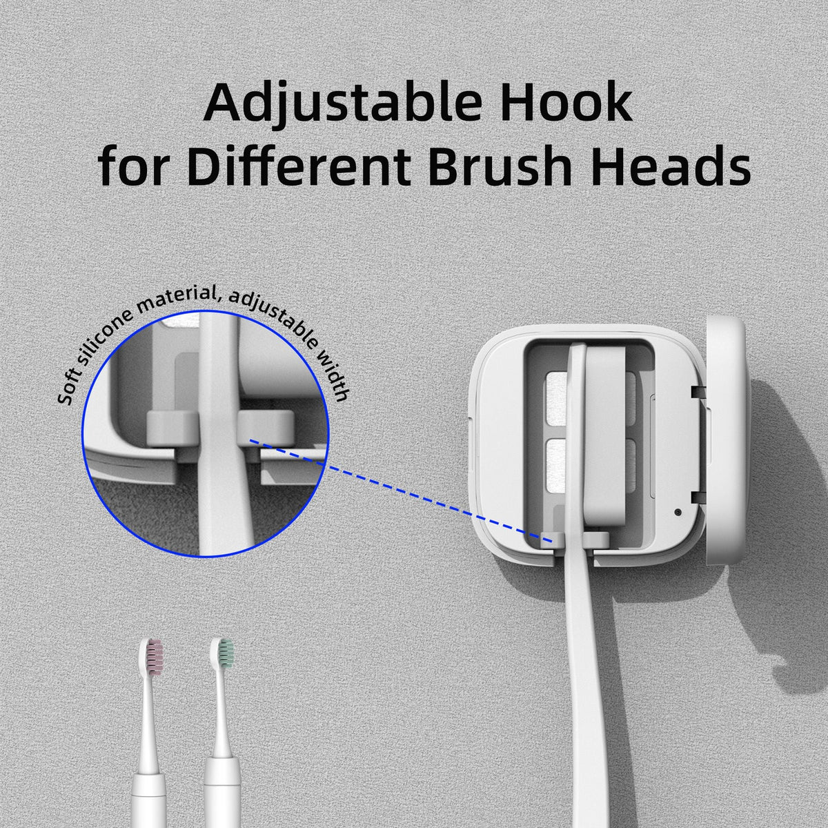 Toothbrush Holder UVC Sterilizing Portable Personal Oral Care Travel Toothbrush Sterilizer