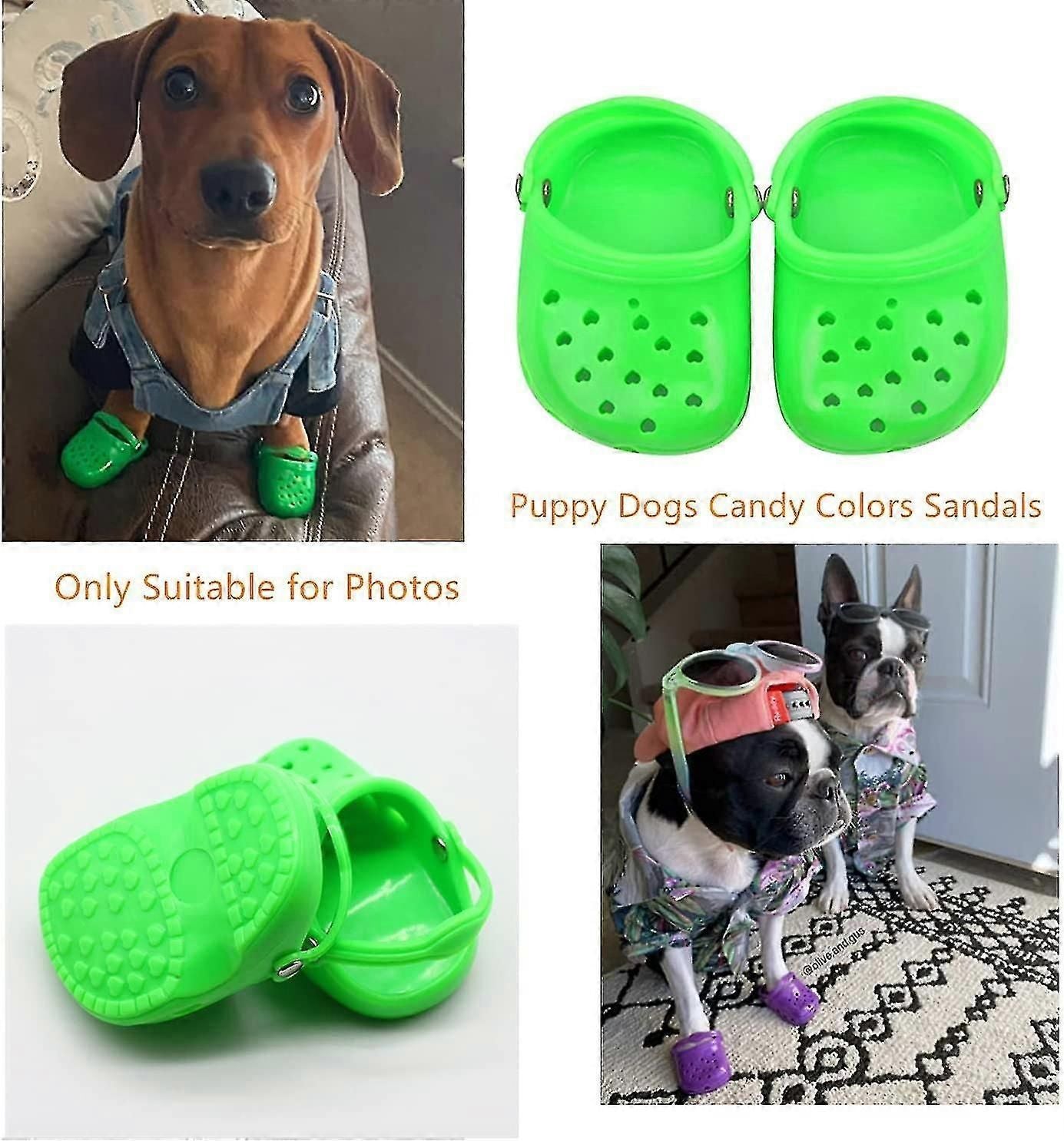 Pet Shoes Dog Summer Slippers Breathable Mesh Candy