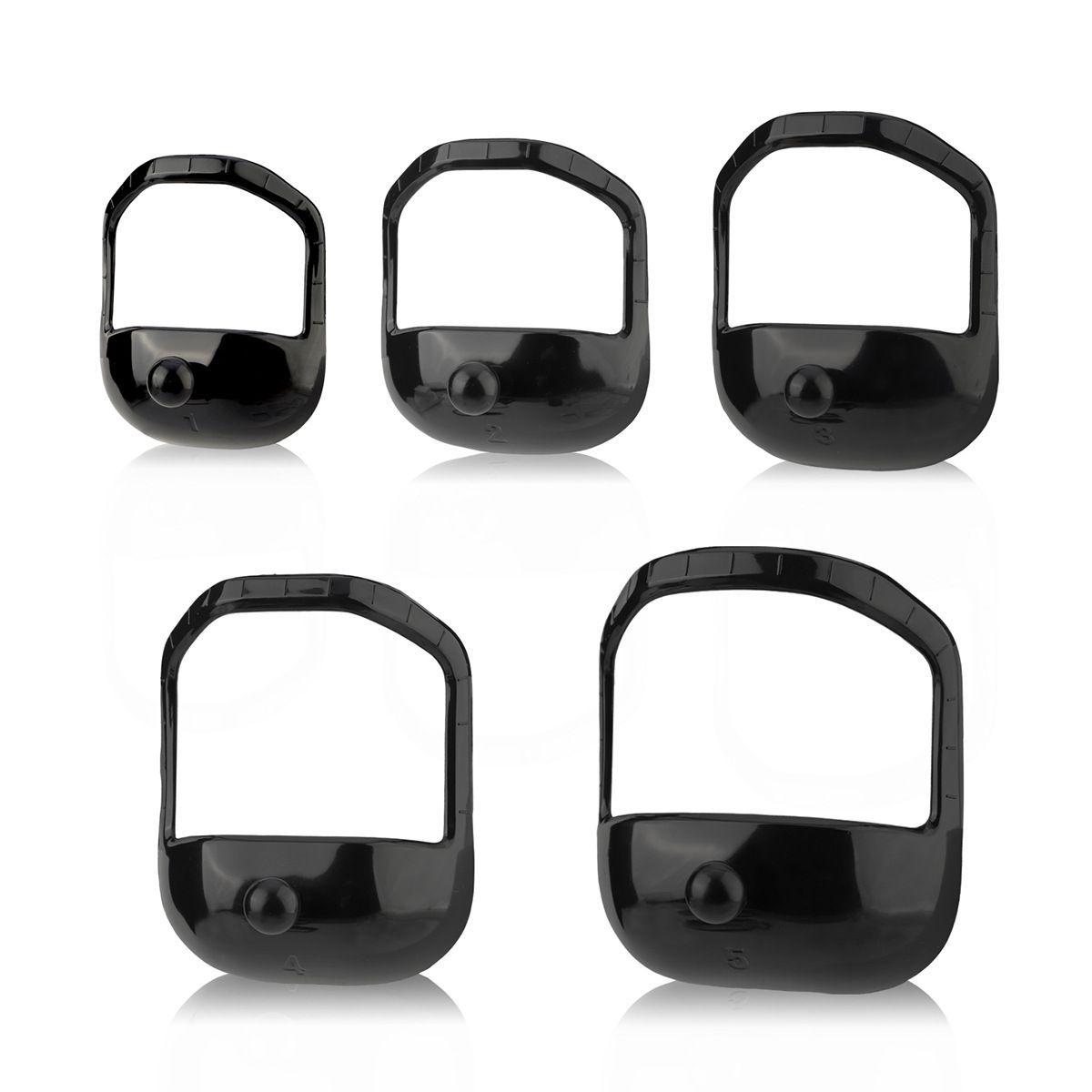 5pcs Beard Shaper Goatee Mustache Grooming Tool Men Beard Styling Template