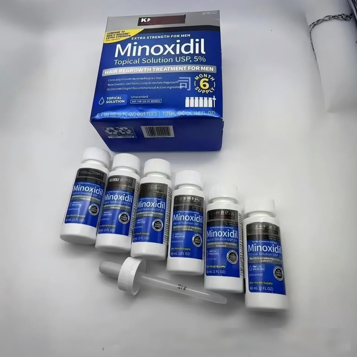 Minoxidil Topical Solution 5% (Men's Hair Regrowth Treatment)