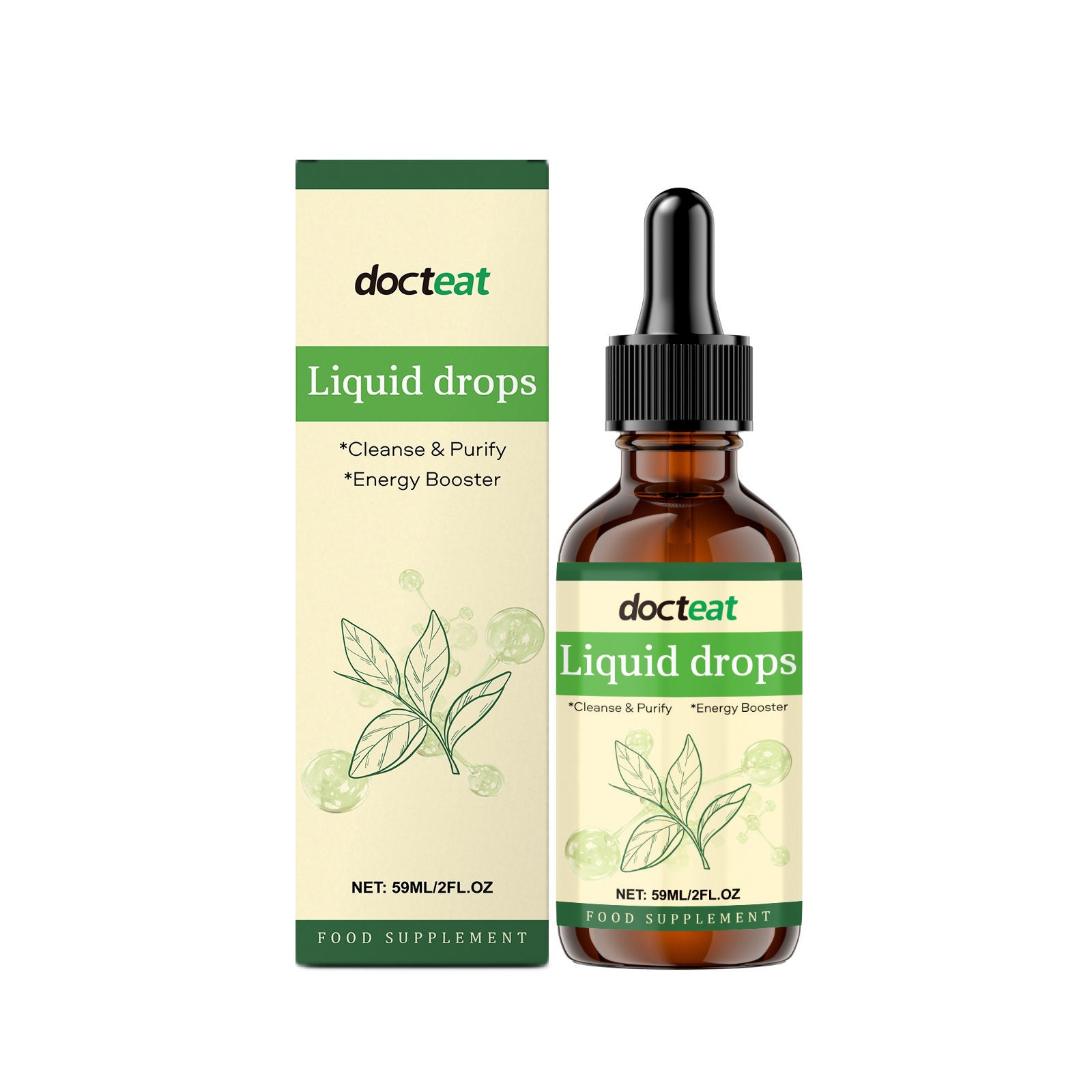 Revitalize Your Body Care with Chlorophyll Drops, Natural Detox, Easy to Use ,59ml