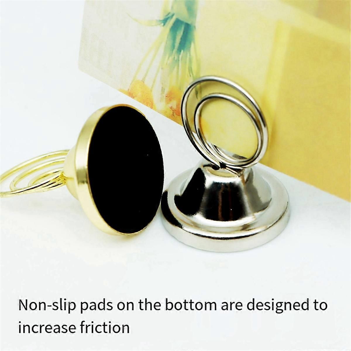 Pot lid note holder table number holder seat card holder (gold)