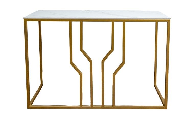 Iron Frame Console Table #C070