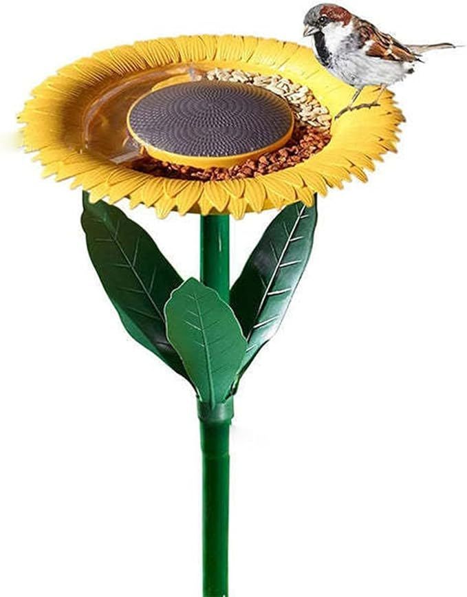 Sunflower Bird Feeder Outdoor Sunflower Bird Feeder Practical Food Feeding Station