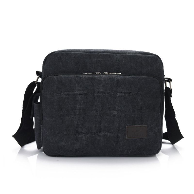 Multifunction Canvas Shoulder Men Bag Crossbody Handbag Vintage Messenger Bag