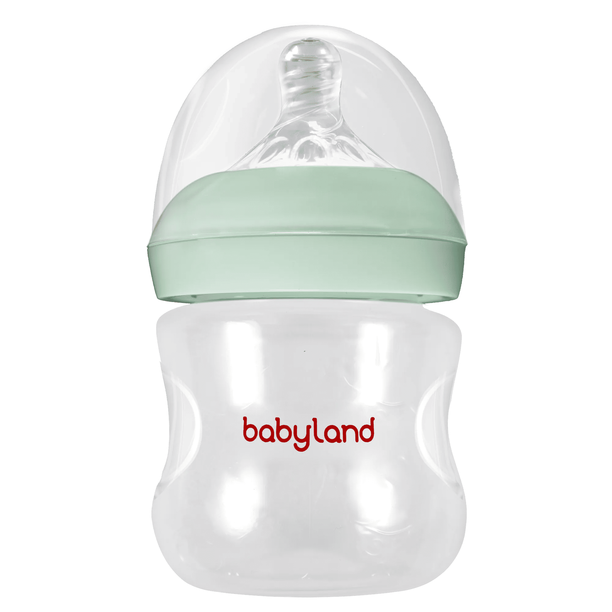 Baby Land Natural Newborn Baby Bottle 125ml – green